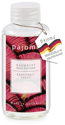 pajoma® Raumduft Nachfüllflasche 100 ml, Grapefruit-Cassis | Nachfüller für Lufterfrischer | intensiver und hochwertiger Duft in Premium Qualität