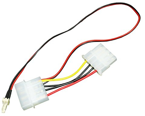 AABCOOLING C16 Lüfter Adapter Kabel Netzteil 4Pin Molex auf 2-Pin 3-Pin 12 V
