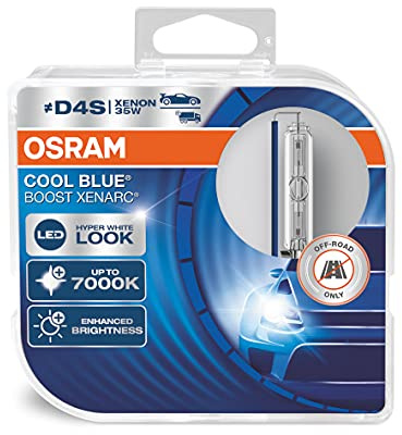 OSRAM 66440CBB-HCB Xenarc Boost D4S Hid Head Lamp, Hyper Blue, 42 V, 35 W, Set of 2