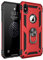 BestST [Tough Armor iPhone Xs Max Case inch with Reinforced Kickstand and Heavy Duty Protection and Air Cushion Technology for Apple iPhone Xs Max(2018)(Red)