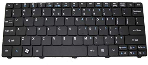 Tastiera per computer portatile ACER Aspire One 521 522 532H 533 D255E D257 D260 D260A D270 Happy HAPPY2 ZH9 ZE6 ZE7 PAV70 P0VE6 la-7072p NAV50 NAV80 United States ates US Black