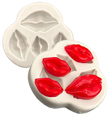 DUBENS 2 Stück Silikon Formen Sexy Lippen Form Schokolade Fondant Kuchen dekorieren Werkzeuge EIS Gumpaste Formen Sugarcraft Küche Gadgets