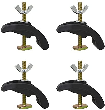 4PCS CNC Arcuate Press Plate Clamp T Track Hold Down Clamps Engravin g Machine Parts Press Plate Clamp Fixture Fastening Platen Router for T-Slot Working Table