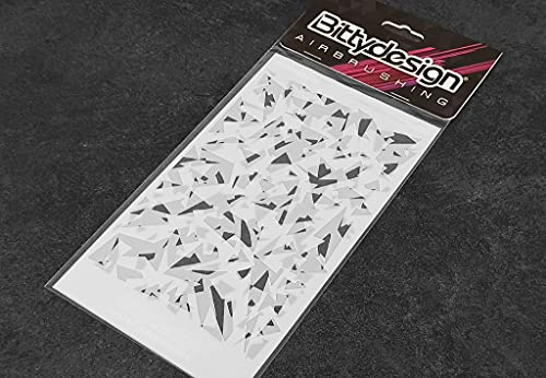 Bittydesign Schablone für Grafikkunst - Camo Artic (A+ B)