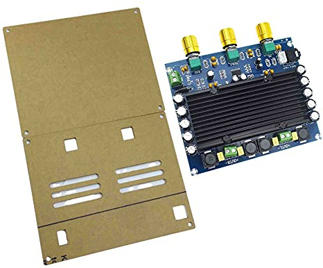 Reland Sun XH-M549 Lautstärke Verstärker mit Ton 150W Digitale Endstufe Board TPA3116D2 Digital Audio Verstärker Board 2.0 Kanal (Platine+Shell)