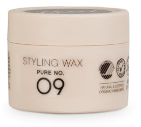 ZENZ | Hair Wax | Pure no. 09 | 60 ml | Fragrance Free & Allergy Friendly | Organic Aloe Vera, Beeswax, Shea Butter, Organic Almond Oil | Soft & Matt Styling Wax | All Hair Types