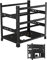 Mining Rig Frame 12 GPU, Stahl Offen Mining Frame VerschlüSselung, Open Air Miner Mining Case für ATX/Btx/Flex/Itx/Microatx, 8 X 12cm Ventilator (Nur Rahmen)