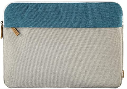 Hama Tasche für Tablet und Notebook bis 13.3 Zoll (Tablettasche, Laptoptasche für Notebook, Tablet, iPad, iPad Pro, MacBook, Surface bis 13,3 Zoll, Hülle, Case, Laptophülle, Sleeve) Petrol grau