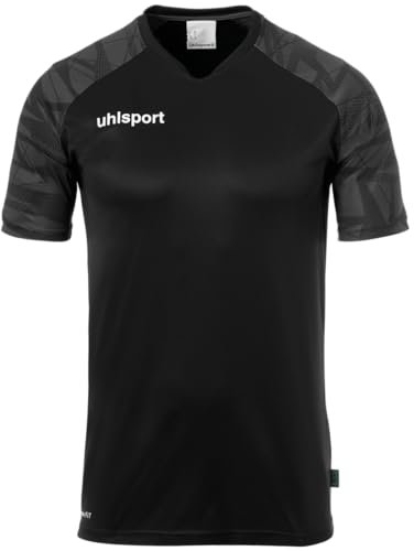 uhlsport Jungen Goal 25 T Shirt, Schwarz/Anthra, 128 EU