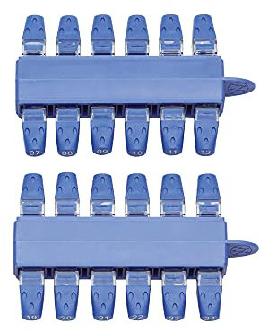 TREND Networks | 158051 | VDV II Series Cable Identifiers | RJ45 Plastic Numbered Patch Panel Identifiers #1 - #24 | Set of 24