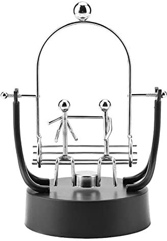 Zerodis Elektronisches Perpetuum Mobile Shake Perpetuum Motion Swinging Electronic Shake Wiggle Device Wiggle Device Swinging Balance Balls Physik Science Desk Toy