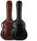 Vaguelly Gitarrenkoffer 40/41 Zoll Wasserfeste Gitarren-Gigbag Mit Doppelten Schultergurten Gitarren-Aufbewahrungstasche Pu-Leder Schwarze Akustik-Folk-Gitarrentasche