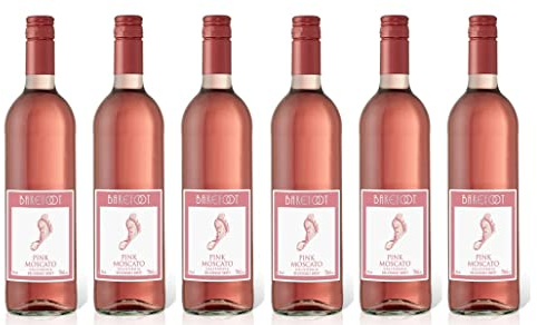 6x 0,75l - Barefoot - Pink Moscato - Kalifornien - Rosé-Wein süß