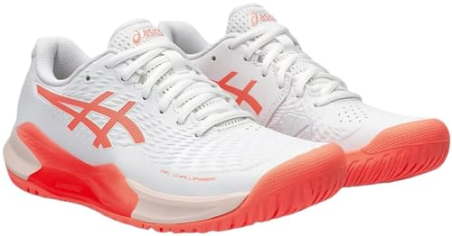ASICS Damen Gel-Challenger 14 Sneaker, White Sun Coral, 39 EU
