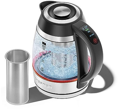 1.8L ELEC GLASS KETTLE DIGITAL WITH TEA INFUSER