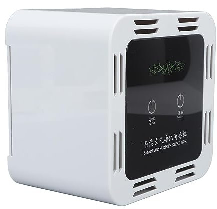 Haofy Intelligent Air Purifier, Air Purifiers for Home Bedroom Pet Bathroom Air Purifier WiFi APP Remote Anion Purification Air Purifier Fresheners Cleaner for Pets, Smoke, Desktop