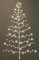 Lighted White Birch Christmas Wall Tree - Indoor/Outdoor LED 4 Foot High - Warm White Lights - Battery Operated with Timer, White Branches