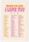 Liyark Trendy Pink Ways To Say I Love You Poster Preppy Colorful Y2k Aesthetic canvas wall art Mid Century Modern Love Quotes Print Painting Funky Girl For Home Dorm Wall Decor 40,6 x 61 cm ungerahmt