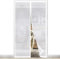 Cortina Magnética de Aislamiento Térmico para Puertas 80 x 210 cm, EVA Translúcido Cortina Puerta Magnética，Cierre magnético de la cortina autoaislada,No es necesario perforar,Blanco