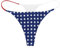 ETAOLINE String pour femme - Bas de bikini - String solide, Drapeau des USA, Small
