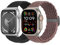 Yunshare 2 Stück Geflochtenes Armband Kompatibel Mit Apple Watch 49mm 45mm 46mm 44mm 42mm 41mm 40mm 38mm für Damen Herren, Nylon für Series 10 9 8 7 6 5 4 3 SE Ultra 2 1