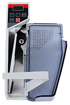 Mini compteuse de billets, portable, avec écran LED, 600 pc/min, compacte et rapide, avec batterie et adaptateur