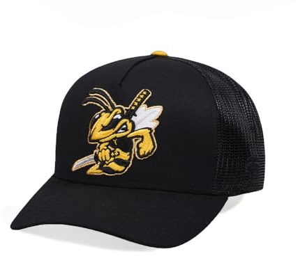 GoodHats Killer Bee Black Trucker Snapback Cap