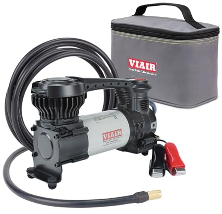 VIAIR Digital EVC88P - Inflador portátil de neumáticos para coche, camión, SUV y RV | Función de apagado automático preestablecida | Compresor de aire de 12 V de alta resistencia de 12 V