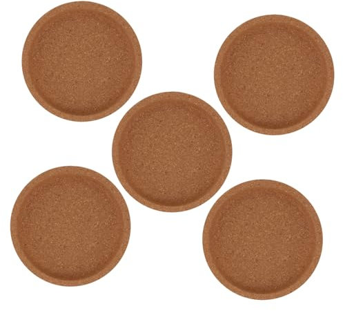 Amosfun sous Tasse Liege 10 Pièces De sous-Verres De Tasse à Café Dessous De Verre Porte- Set De Table Vintage sous-Verre à à Café Réutilisable Porte- en Liège