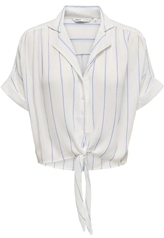 Onlpaula Life S/S Tie Shirt WVN Noos