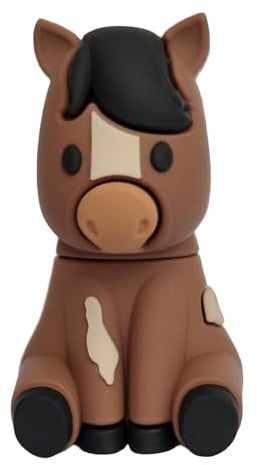 Ulticool - Pferd USB-Stick 8 GB – Praktisches und stilvolles Design für Frauen, Freundin, Teenager Pferdemädchen oder Jungen und Pferdefans – Braun