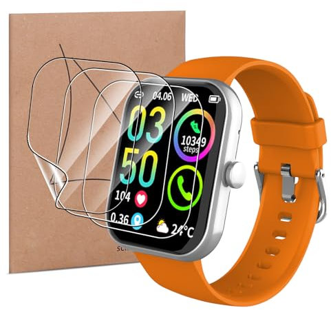 MEMELOKA Pellicola per Jugeman Y66 1.96 Pollici, 3 Pezzi HD Antigraffio Pellicola Protettiva TPU Flessibile, Sensibile al Tatto e Senza Bolle con Cornice di Allineamento