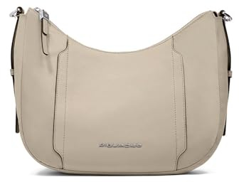 Piquadro Bolso bandolera mujer para iPad@mini Mujer cuero y tejido arena