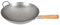 Cuisinart Wok martillado de acero al carbono de 14 pulgadas, wok tradicional de fondo redondo, sartén con mango de madera y auxiliar para auténtica cocina asiática, cocina al aire libre, perfecta para
