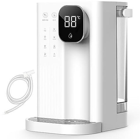 Instant Water Dispenser with Hot & Cold Filtered Water, 5 Adjustable Temperatures, Compact Design for Home or Office Hydration