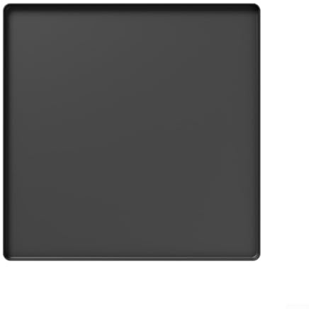 50x50cm Silicone Fridge Mat, Non-Slip Drip Tray with 0.59in Raised Edges, for Floor Protection Under for MINI Fridges Washing Machines(Black B)