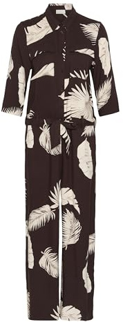 KAFFE Damen Overall KArutie Elastische Taille 3/4 Ärmel