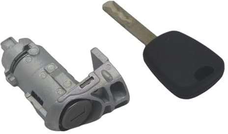 MYDMYGS Cylindre de serrure de porte avant gauche, adapté à Renault Clio III Fluence Kangoo Master Trafic 7701209836(Assembled Lock 1 key)