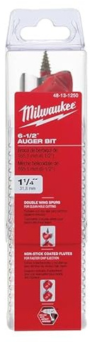 Milwaukee 48-13-1250 Bit Auger 1-1/4