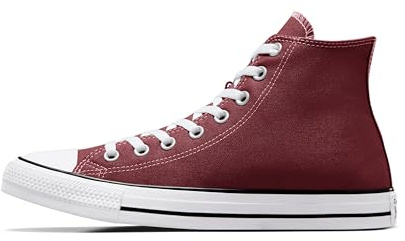 Converse Unisex Chuck Taylor All Star Canvas HI, Maroon, 3