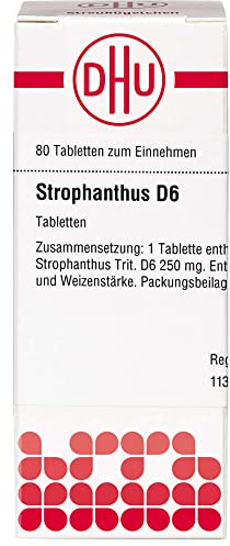 DHU Strophanthus D 6 Tabletten, 80 St. Tabletten