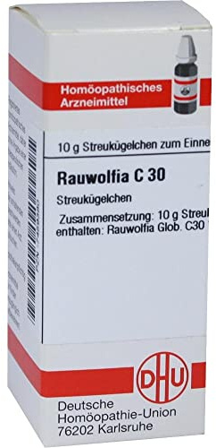 RAUWOLFIA C 30 Globuli 10 g