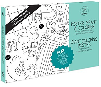 OMY Design and Play Poster zum Ausmalen, sehr groß