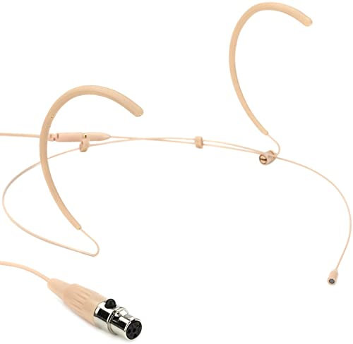 Galaxy Audio HSM8 Omnidirektionales Headset, mit Kabel, für die meisten Shure-Systeme, Beige