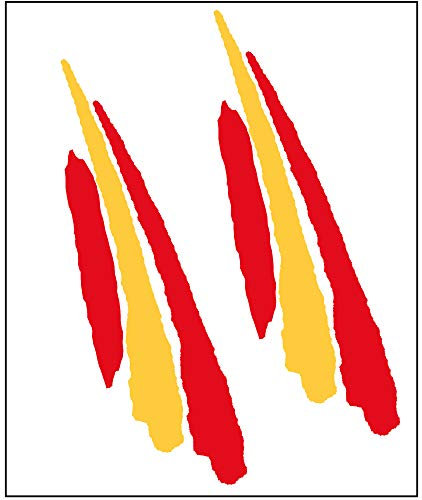 Artimagen Pegatina Trazo Alargado Bandera España (Pegatina pequeña 2 uds.)