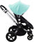 JYOKO KIDS Capota de algodon compatible con Bugaboo Cameleon 2 y 3 (MINT SPARKLES)