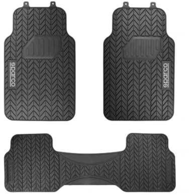 SPARCO SPF501BK Universal-Fußmatten schwarz