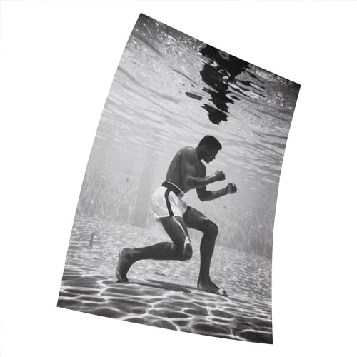 Poster Muhammad Ali Underwater Boxing Sports 38 cm x 58 cm (380 mm x 580 mm)