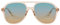 SOJOS Sonnenbrille Herren Damen Retro, Vintage Polarisiert Verspiegelt Groß Eckig 70er Jahre Rechteckig Unisex UV400 Schutz Brille SJ2174, Klar Braun/Grün & Braun