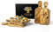 Olivenholz Brotzeitbretter 6er Set Le Matinal